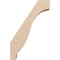 Ekena Millwork 3-inch W x 8-inch D x 12-inch H Baker Rough Cedar Woodgrain TimberThane Knee Brace, Primed BRCUR03X08X12BKRRCPR - alternate 5